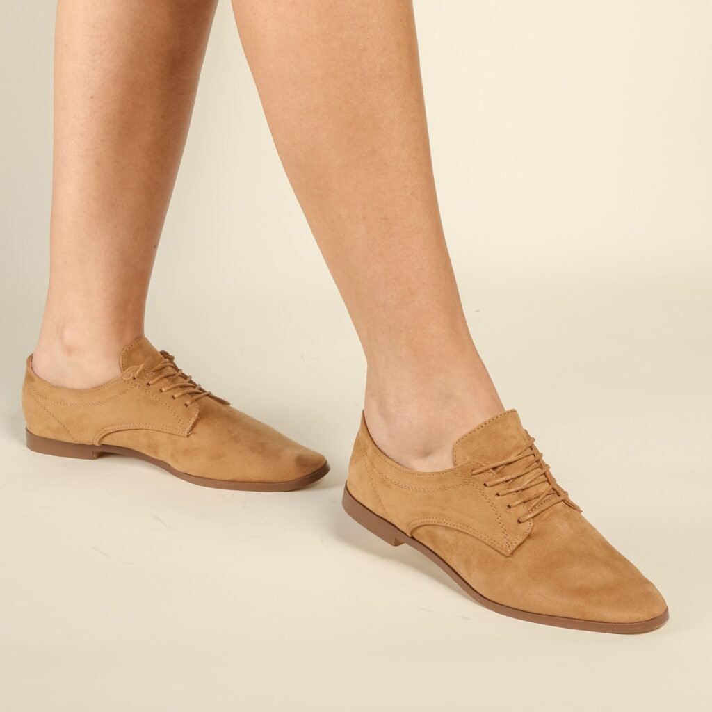 Derbies - Daim - Marron - Bc019-002