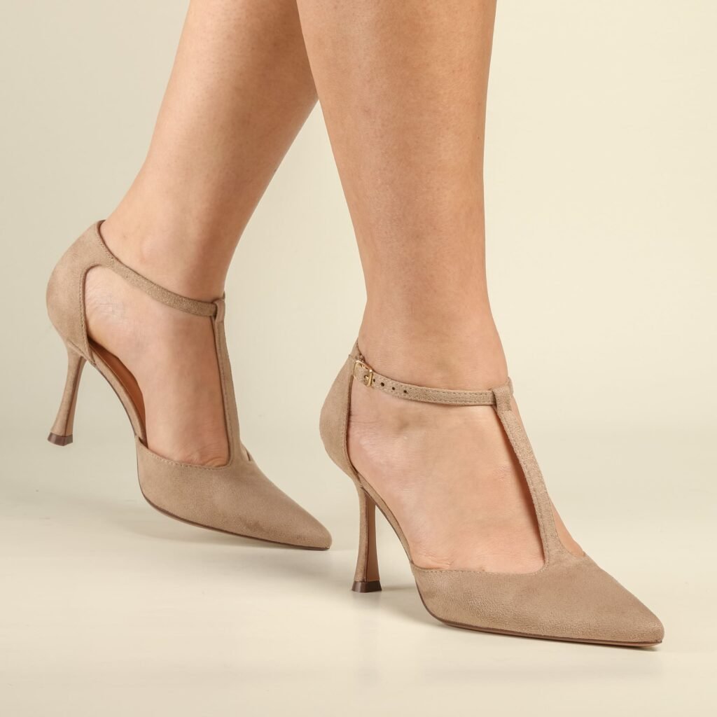 Escarpins - Daim - Beige - Bc024-002